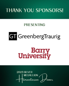 Presenting sponsors for the 90th Annual Humanitarian Dinner. 